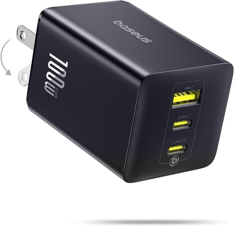 Baseus 65W PD 3-Port USB-C GaN Charger