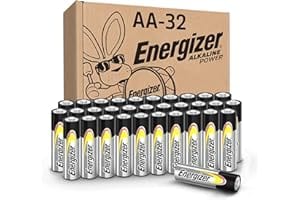 Energizer AA Batteries Alkaline Power, 32 Count Alkaline Double A