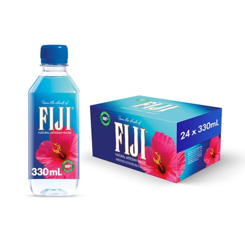 FIJI Natural Artesian Bottled Water 330mL / 11.15 Fl Ounce (Pack of