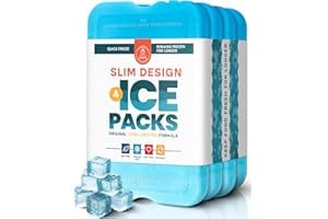 Healthy Packers Ice Packs for Lunch Boxes & Coolers - Freezer Packs