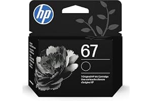 HP 67 Black Ink Cartridge | Works with DeskJet 1255, 2700, 4100 and