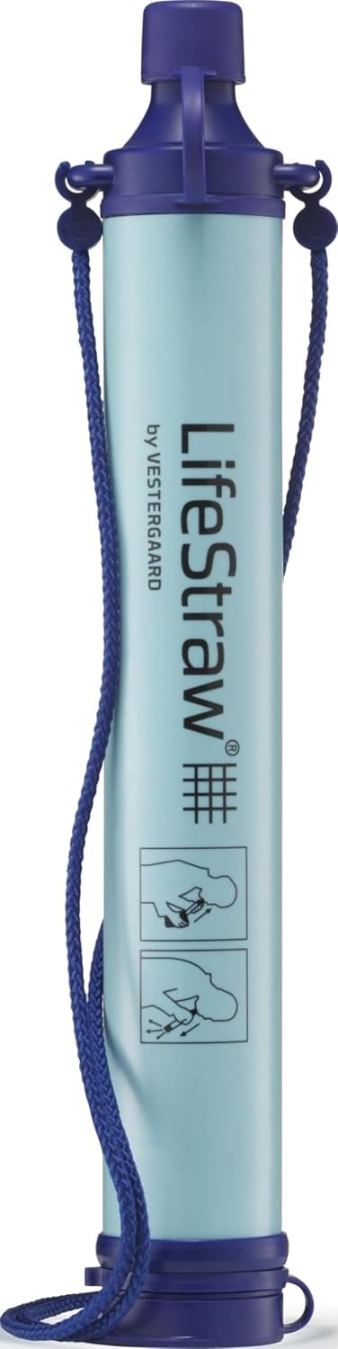 LifeStraw Personal Water Filter for Hiking, Travel and Emergency