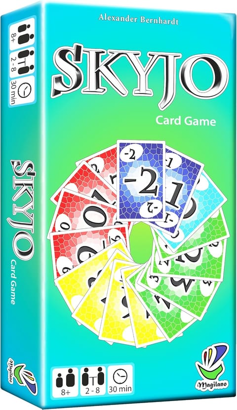 magilano SKYJO, Fun Card Game for Young and Least Young, Fun Game