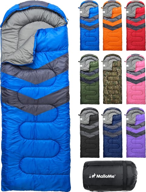 MalloMe Sleeping Bags for Adults Cold Weather & Warm - Backpacking