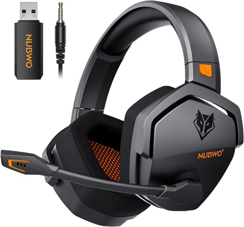 NUBWO Wireless Gaming Headset with Mic for Ps5 Ps4 PC, Zero