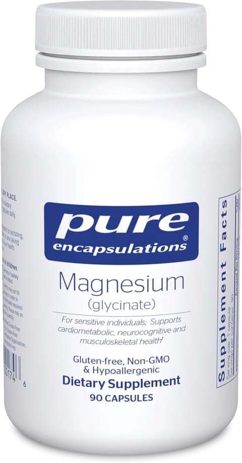 Pure Encapsulations Magnesium (Glycinate) - Supplement to Support
