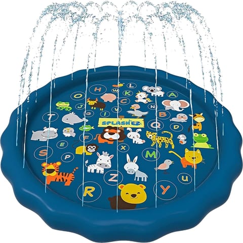 SplashEZ 3-in-1 Splash Pad, Sprinkler for Kids & Baby Pool for