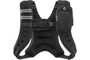 ZELUS Weighted Vest, 6lb/8lb/12lb/16lb/20lb/25lb/30lb Weight Vest
